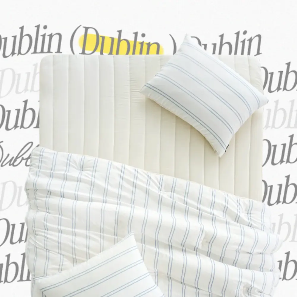 NZ Deep Sleep 條紋薄款四季被 Dublin