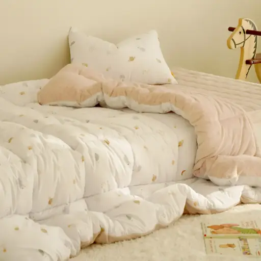[A002082] 아뜰리에 키즈 안녕 엘리 효성M2 알러지케어 차렵이불 (SS)